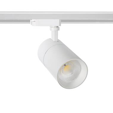 Foco LED Mallet Branco 30W Regulável para Carril Monofásico 