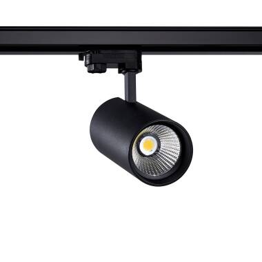 Foco LED d'Angelo Preto 30W LIFUD para Carril Trifásico