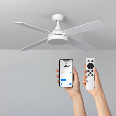 Product Ventilador de Techo Silencioso Timor Blanco 132cm Motor DC WiFi