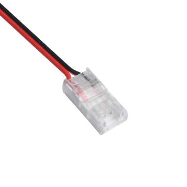 Conector Hipopótamo com cabo para Fita LED Monocor 12-24V DC Largura 8 mm