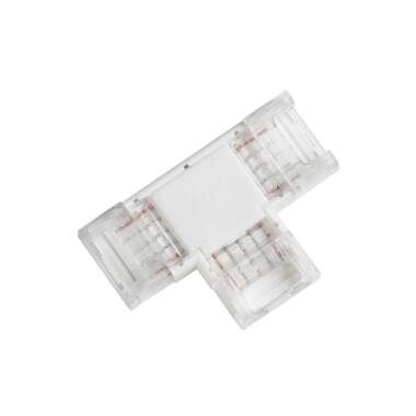 Conector Hipopótamo "T" para Tira LED Monocolor 24-48V DC Ancho 10 mm