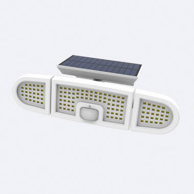 Foco Proyector LED Solar 7W IP con Sensor de Movimiento PIR y Crepuscular