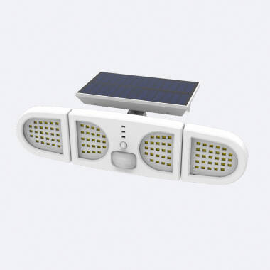 Foco Proyector LED Solar 5W IP con Sensor de Movimiento PIR y Crepuscular