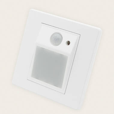 Baliza de Pared LED Empotrable con Sensor PIR y Crepuscular Rupit