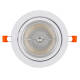 Produto de Aro Downlight Circular Basculante para Lâmpada LED GU10 AR111 Corte Ø 120 mm