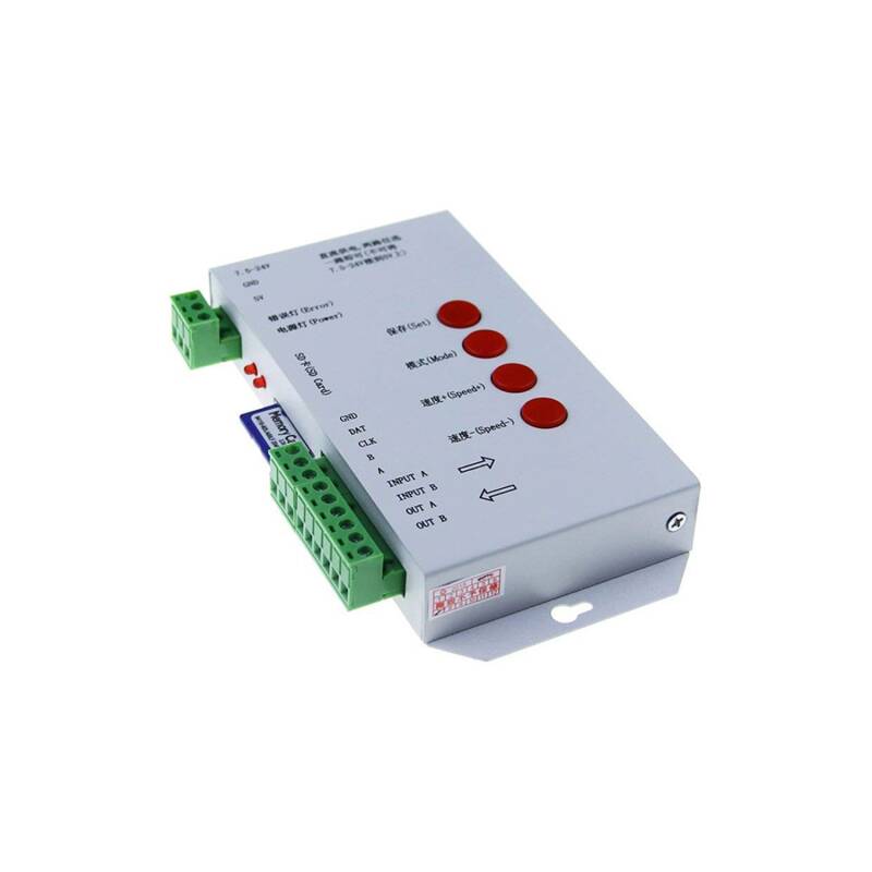 Producto de Controlador para Tira LED RGBIC Digital 5-24 V DC SPI T-1000S para Cartelería