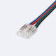 Producto de Conector Doble con Cable para Tira LED IC Digital SPI 24V DC COB Ancho 10mm