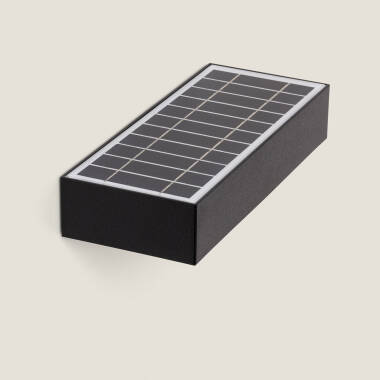 Produto de Aplique de Parede Exterior LED 6W Karl Solar Preto