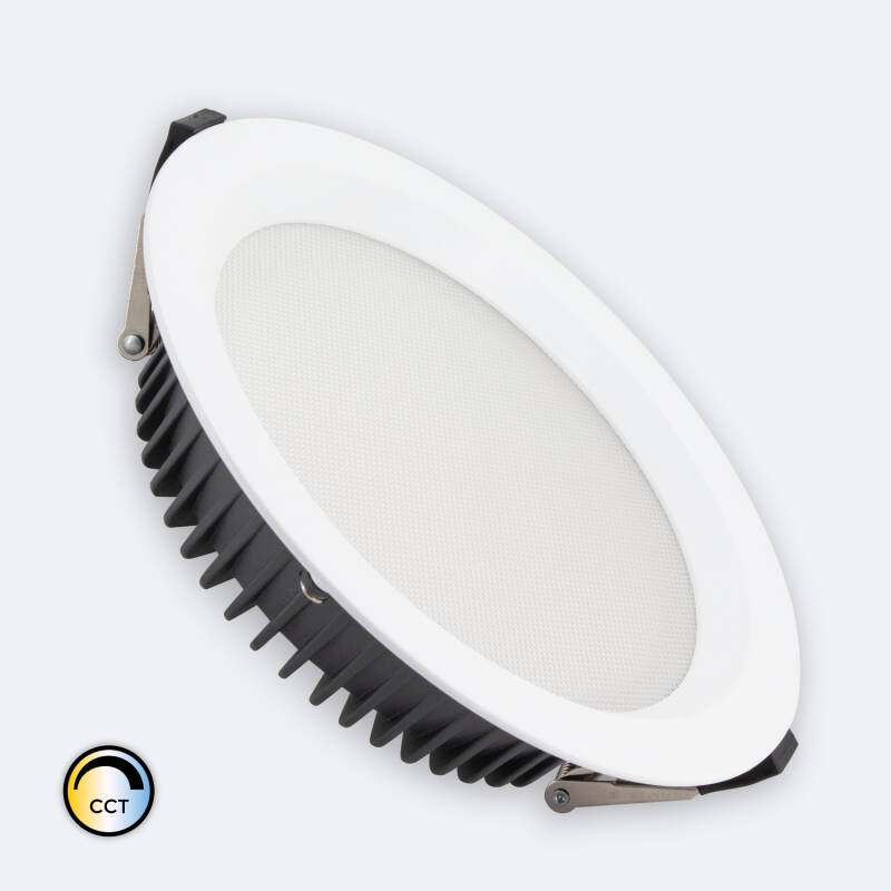 Produto de Downlight LED 13W Circular SAMSUNG Aero CCT 130 lm/W Microprismático LIFUD Corte Ø 110 mm