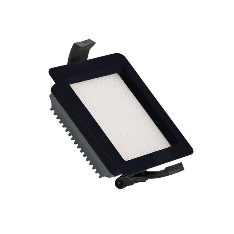 Producto de Downlight LED 10W Cuadrado SAMSUNG Aero 130 lm/W Microprismático LIFUD Corte 85x85 mm Negro