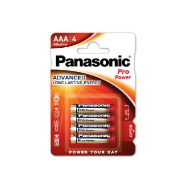 Pack 4 Pilhas Alcalinas 1,5V PANASONIC AAA LR03PPG/4BP