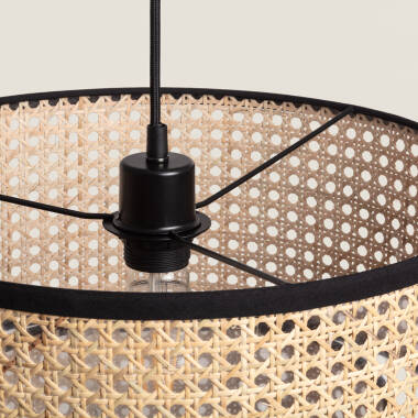 Produto de Candeeiro Suspenso Rattan Huela Doppio