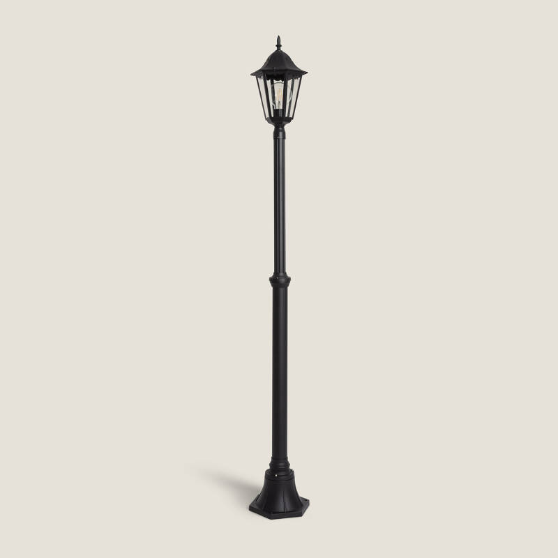 Produto de Poste Exterior Superfície de Pé 185cm Black Tradicional