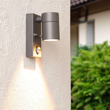 Produto de Aplique de Parede Exterior Aço Inoxidável com Sensor PIR Stone