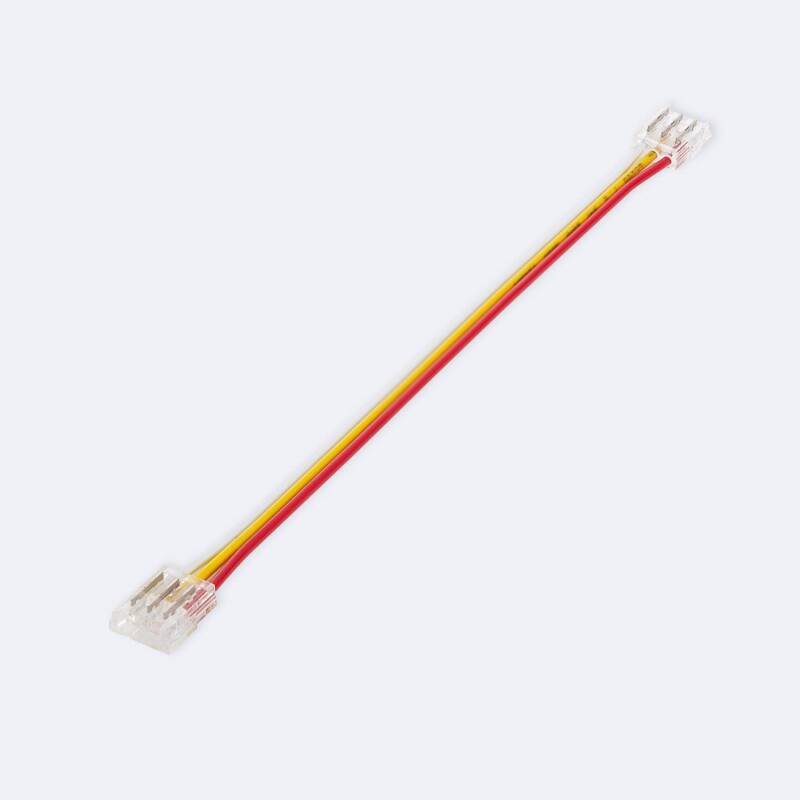 Produto de Conector Duplo com Cabo para Fita LED CCT 24V DC COB IP20 Largura 10mm