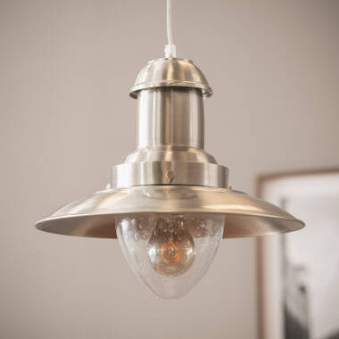 Produto de Candeeiro Suspenso Nickel Satin Fisherman