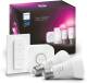 Produto de Kit Início Lâmpadas Inteligentes LED E27 2x11W 1055 lm PHILIPS Hue White and Color