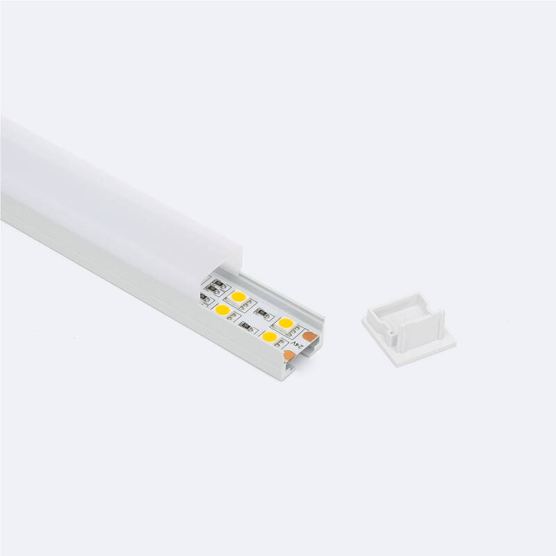 Producto de Perfil de Aluminio Colgante 2m para Tira LED hasta 17 mm