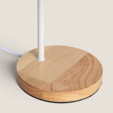 Producto de Lámpara de Mesa de Tela y Madera Jedali