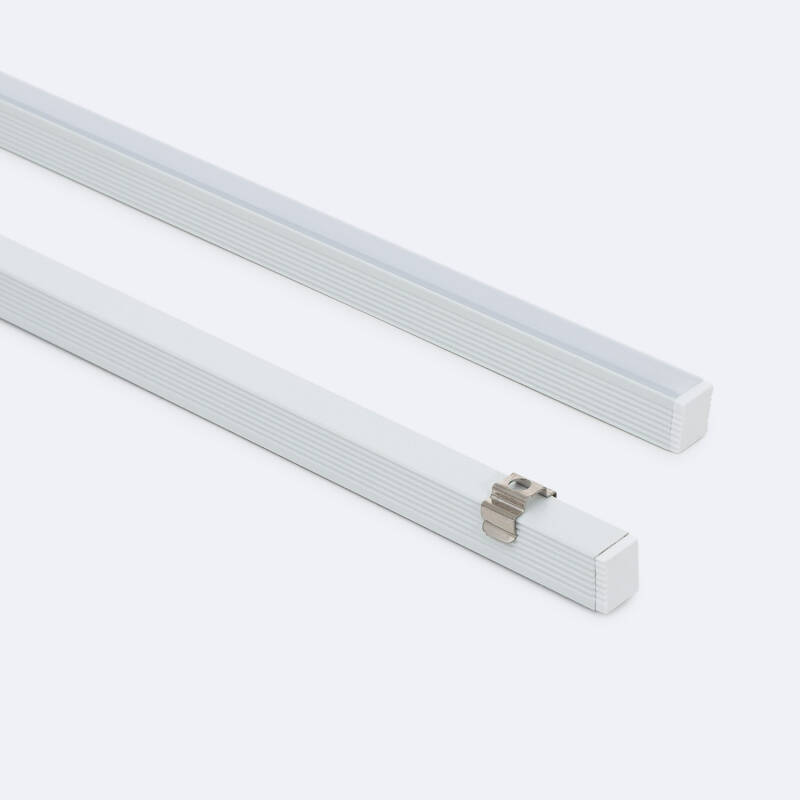 Produto de Perfil de Alumínio Superfície Mini com Tampa Continua para Fita LED até 6mm