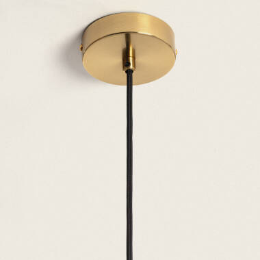 Produto de Candeeiro Suspenso Metal e Vidro Moonlight Brass