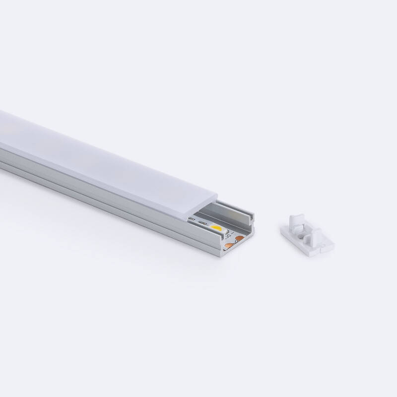 Producto de Perfil de Aluminio Superficie 2m para Tira LED hasta 10 mm