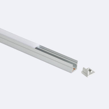 Perfil de Aluminio Superficie con Tapa Continua para Tira LED hasta 8 mm