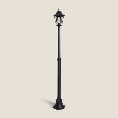 Farola Exterior Superficie Pie 185cm Black Traditional