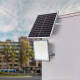 Producto de Foco Proyector LED Solar 20W 100lm/W IP65 con Control Remoto