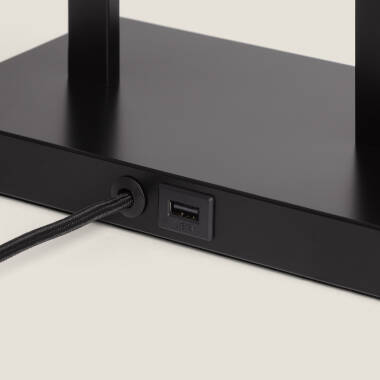 Producto de Lámpara de Mesa Metal con Puerto USB e Interruptor Táctil Tianna