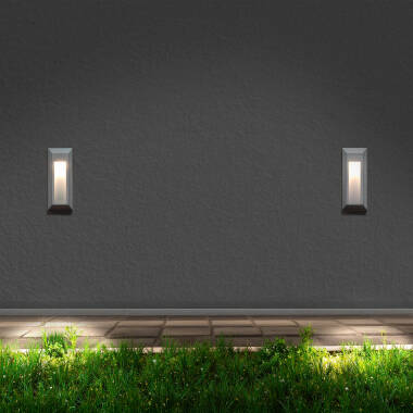 Producto de Baliza Exterior LED Superficie Pared Rectangular Blanco Gisli