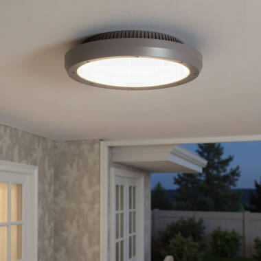 Producto de Plafón Circular para Exterior Ø300 mm IP65 Curio Gris