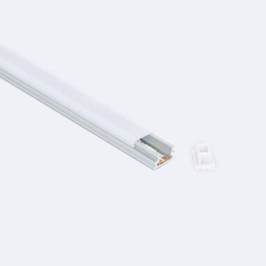 Perfil de Aluminio Superficie 2m para Tira LED hasta 9 mm