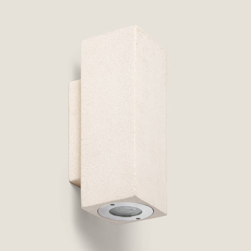 Producto de Aplique de Pared Exterior Cemento Iluminación Doble Cara Banjar Square