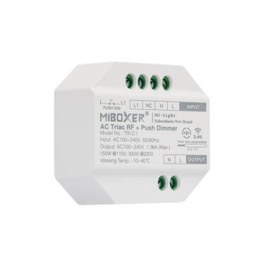 Regulador LED TRIAC RF Compatible con Pulsador MiBoxer TRI-C1