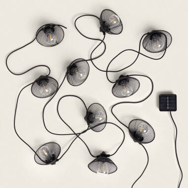 Guirnalda Solar Exterior LED de Bombillas Kodos 6.5m