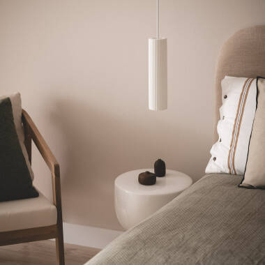 Produto de Candeeiro Suspenso Gesso Colum