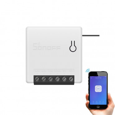 Interruptor WiFi Medidor de Energía Compatible con Interruptor Convencional  SONOFF Dual R3 15A - efectoLED