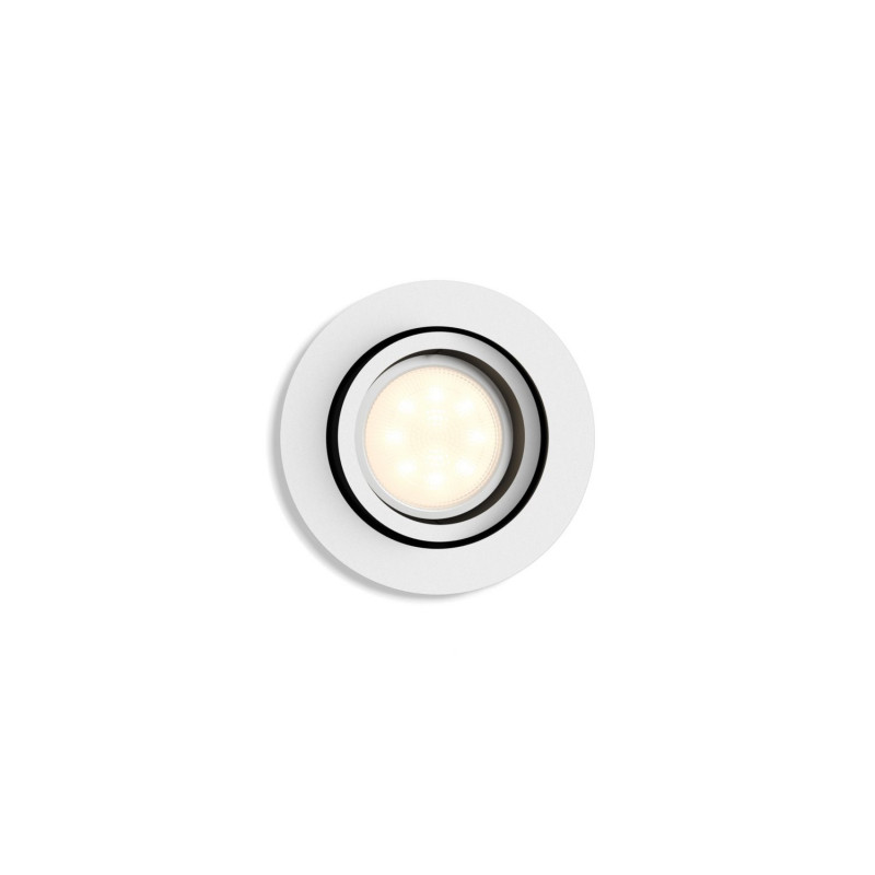 Produto de Foco Downlight White Ambiance GU10 PHILIPS Milliskin Corte Ø70 mm 