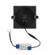 Producto de Placa LED 16W Cuadrada High Lumen Corte Ø135 mm LIFUD Silver