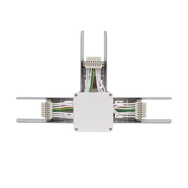 Conector Tipo T para Barra Lineal LED Trunking