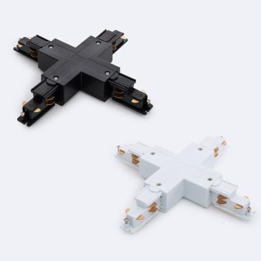 Conector Tipo X para Carril Trifásico DALI