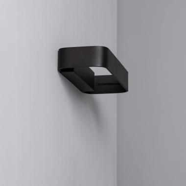 Aplique de Pared LED 9W de Aluminio Deves Negro