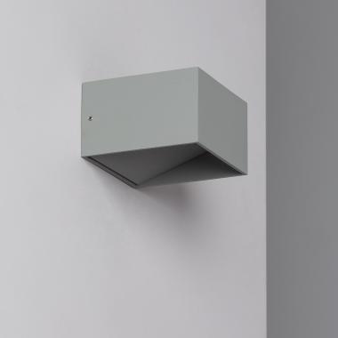 Aplique de Pared LED 6W de Aluminio Iluminación Doble Cara Lico Gris Claro