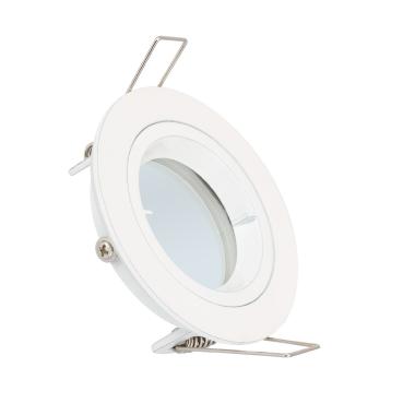 Aro Downlight Circular Branco para Lâmpada LED GU10 / GU5.3 Corte Ø 65 mm