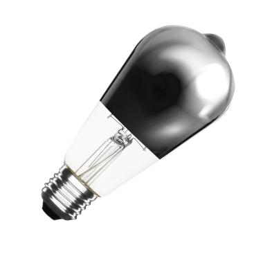 Bombilla Filamento LED E27 7.5W 800 lm ST64 Regulable Chrome