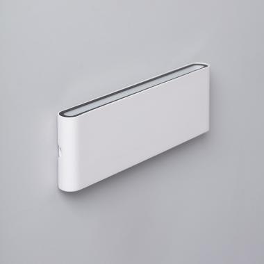 Aplique de Pared Exterior LED 20W Aluminio Rectangular Iluminación Doble Cara Luming Blanco