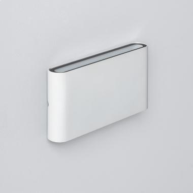 Aplique de Pared Exterior LED 12W Aluminio Rectangular Iluminación Doble Cara Luming Blanco