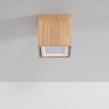 Aplique de Techo LED 6W de Madera Sigurd