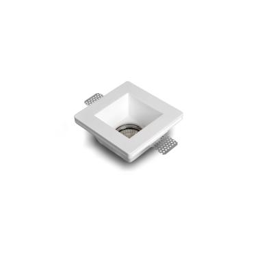 Aro Downlight Integración Escayola/Pladur Cuadrado para Bombilla LED GU10 / GU5.3 Corte 123x123 mm UGR17